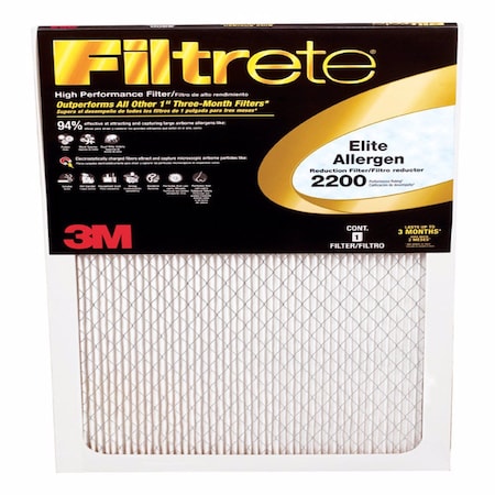 3M Filtrete 16 in. W X 25 in. H X 1 in. D Polypropylene 13 MERV Pleated Allergen Air Filter 1 pk EA01DC-6